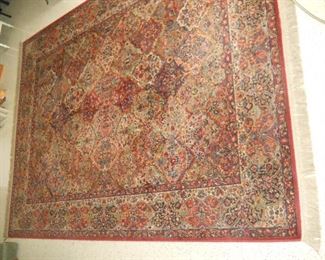 9' x 12' Red & Blue Karastan Rug