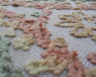 Muted Color Hand Hooked Area Rug