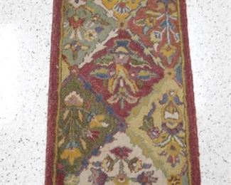 Hand Tufted Wool Burgandy Floor Mat