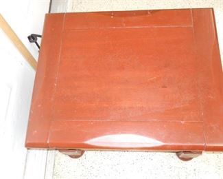 Early American Solid Wood Side Table