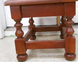 Early American Wooden Side Table