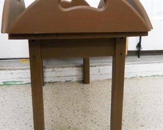 Brown painted Butler Tray Coffee Table