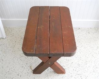 Wood Outdoor Stool