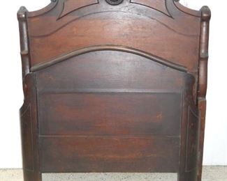 Antique Wooden Single Bed