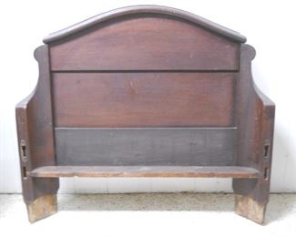 Antique Wooden Single Bed