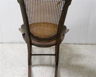 Antique Cane Seat Rocking Chair