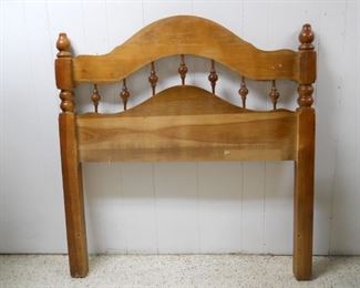Wooden Single Headboard & Footboard