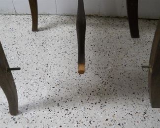 4 Vintage Cane Seat Chairs