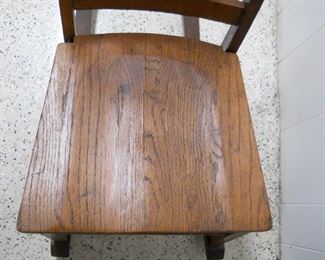 Vintage Wood Junior Rocking Chair
