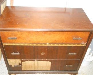 Art Deco Vaneer Dresser