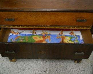 Art Deco Vaneer Dresser