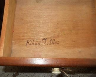Vintage Ethan Allen Bed Side Table