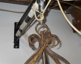 Large Bronze Color Chandelier