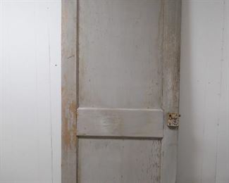 32" Solid Wood Door with Gray Paint