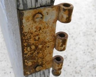  32" Solid Wood Door with Gray Paint