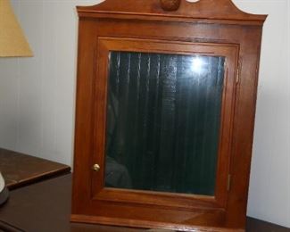 Wall Mounted Corner Curio Cabinet
