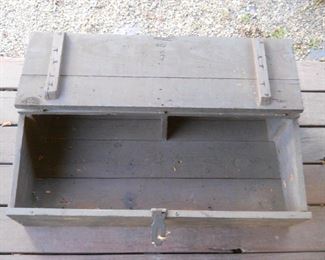 Vintage Painted Salt Box