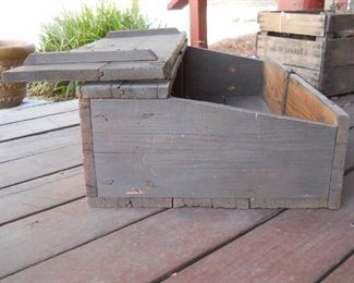 Vintage Painted Salt Box