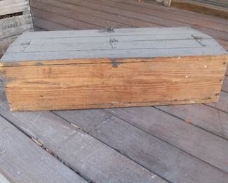 Vintage Painted Salt Box