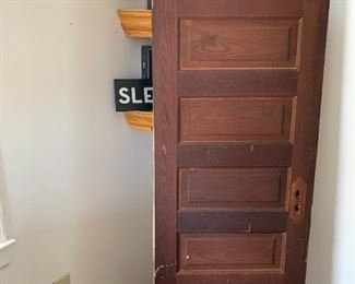 24” Vintage Wood Door