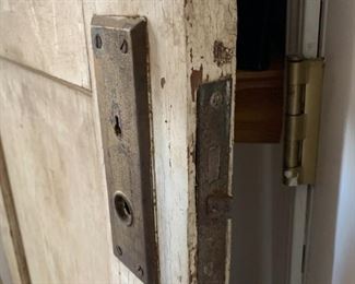  Vintage White weathered Wood Door