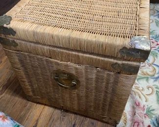 Wicker Trunk Chest