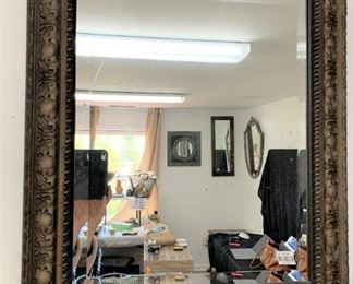 Leaf Pattern Decorative Beveled Mirror