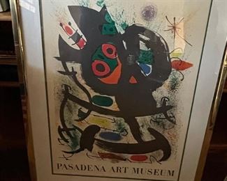 Miro Vintage Poster for Pasadena Art Museum