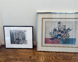 Boulanger lithographs and original B&b photography by Blank