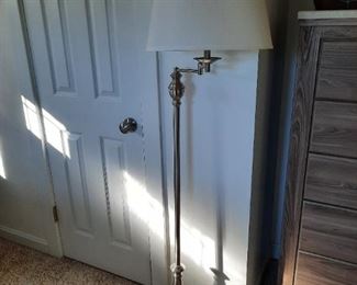 Nickle floor lamp