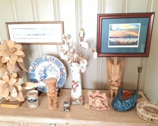 Samoan Artifacts, sculptures, wood art