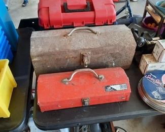 Toolboxes with tools
