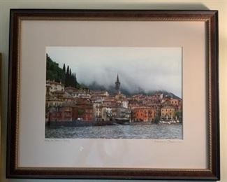 $125                                                                                                  SIGNED BARBARA SANDSON FRAMED PHOTOGRAPHIC ART "AFTER THE RAIN" ITALIAN SCENE

 WHY WE LOVE IT:

It's Italian - that is all we need to love it!

DETAILS + DIMENSIONS:

A great number of Barbara's photographs are now on permanent display in many galleries in the metropolitan New York area and Martha's Vineyard. In addition, her work is in numerous private and corporate art collections, and the image, "Rainy Day Roses," had a home for several years at the White House.

 17"W x 1"D x 21"H