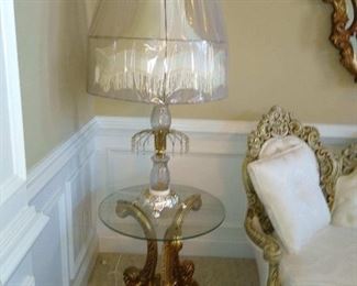 End tables and lamps