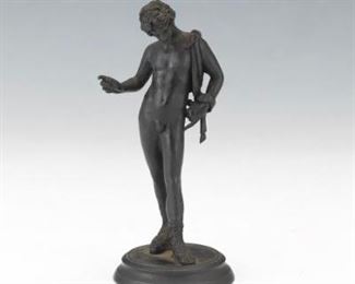 Bronze Grand Tour Cabinet Sculpture of Narcissus