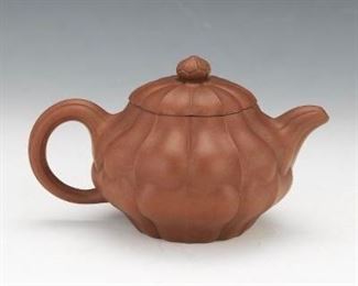 Chinese Red Terracotta Clay Teapot 