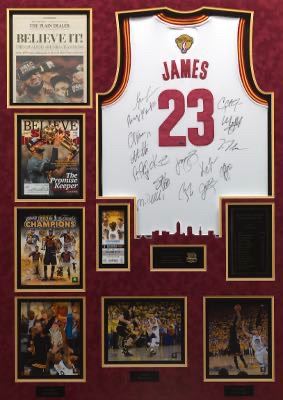 Cleveland Cavaliers Championship Autographed Jersey