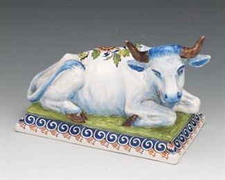 Delft Porcelain Cow