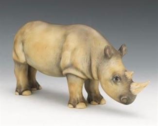 Herend Hungary Porcelain Rhino