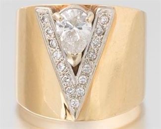 Ladies 0.73 Carat Diamond Ring 