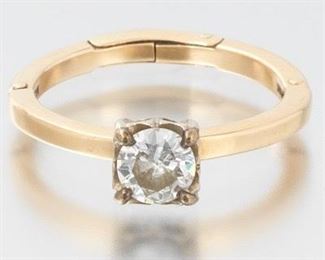 Ladies Diamond Solitaire Ring 