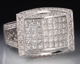 Ladies Pave Diamond Ring 