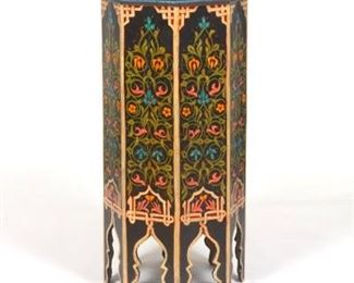 Moroccan Painted Side Table