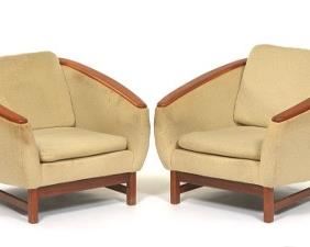 Pair of R. Huber Co. Chairs