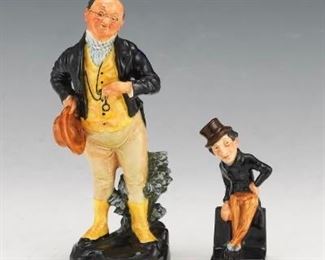 Royal Doulton Pickwick and Jingle Figurines