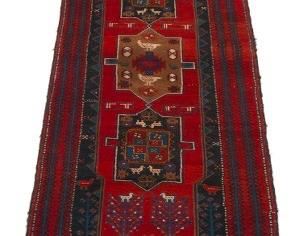Turkeman Beshir Signed Pictorial Carpet 