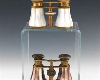 Two Pair French Opera Glasses
