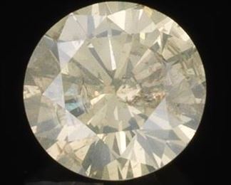 Unmounted 1.70 ct Round Cut Diamond 