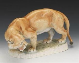 Zsolnay Porcelain Cougar