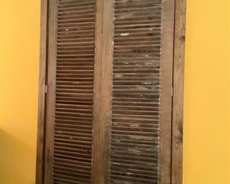 Vintage Wooden Shutter Doors